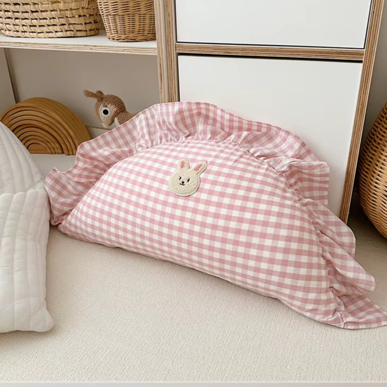 Gros plan sur Coussin Bebe Deco _BabyKudde - Lapin