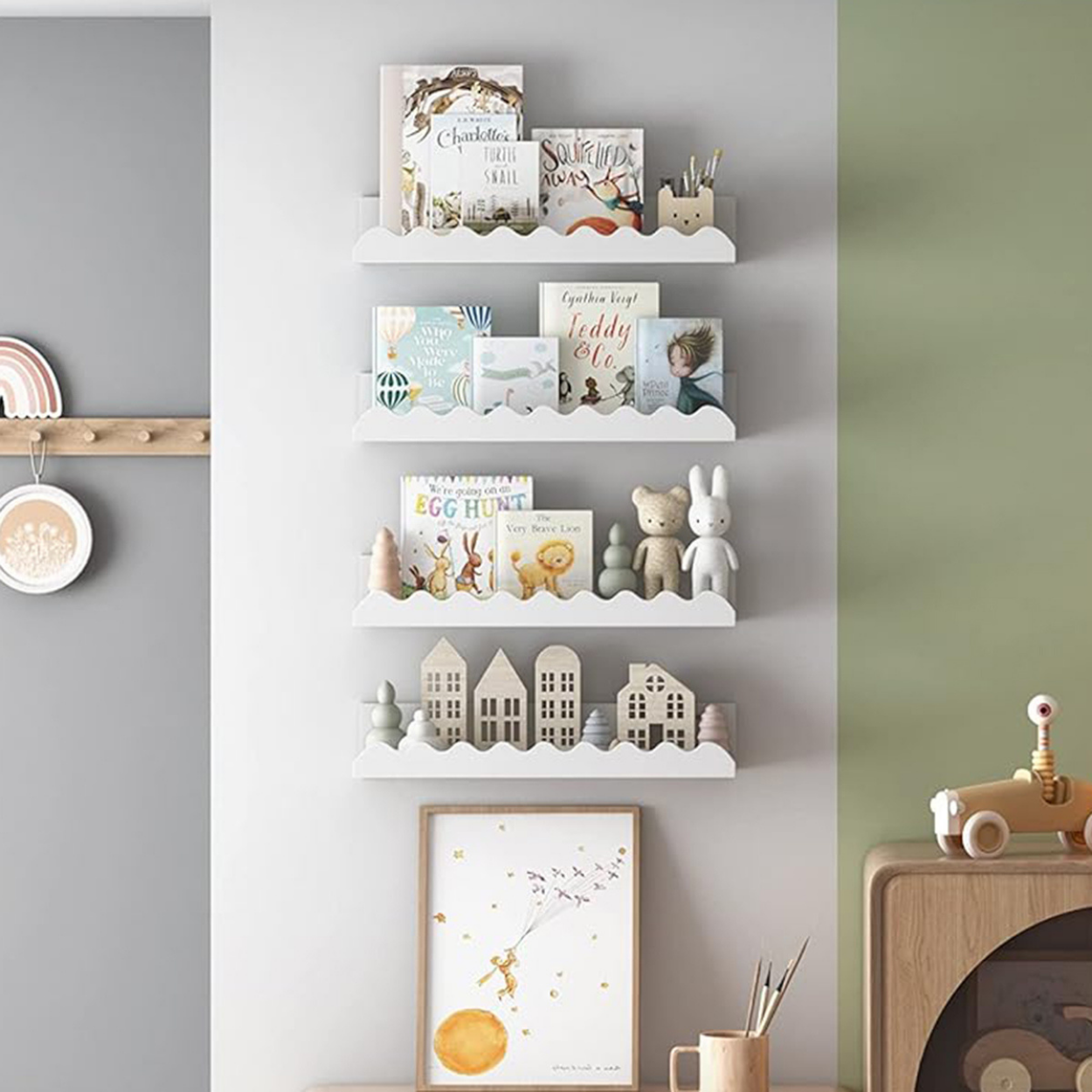 ETAGERE Enfant Murale│ Aérialys™mise en situation