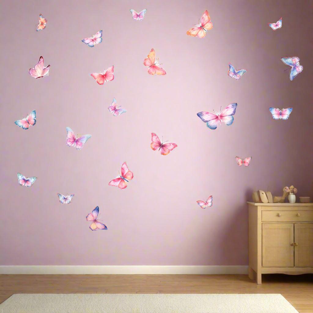 Sticker - Butterflies™ MultiCouleur