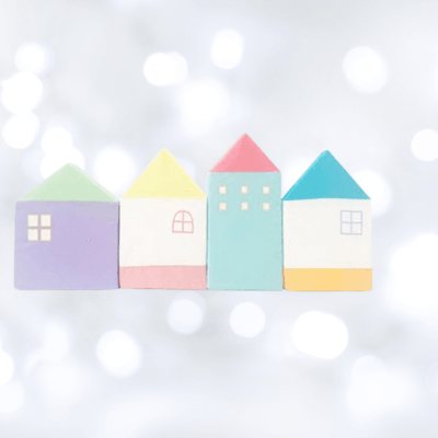 Gros plan sur le Tour de Lit Modulable - Village Magique™multicolor