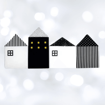 Gros plan sur le Tour de Lit Modulable - Village Magique™Noir