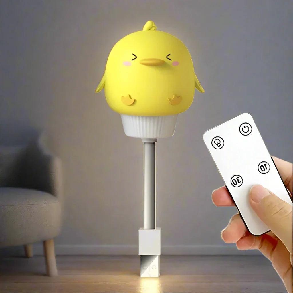 VEILLEUSE BEBE LED USB│Canard-SweetDream™avec la télécommande