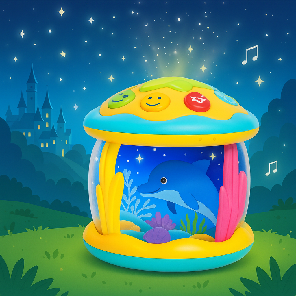 Veilleuse Bébé Projecteur Océan│RotatifLight™