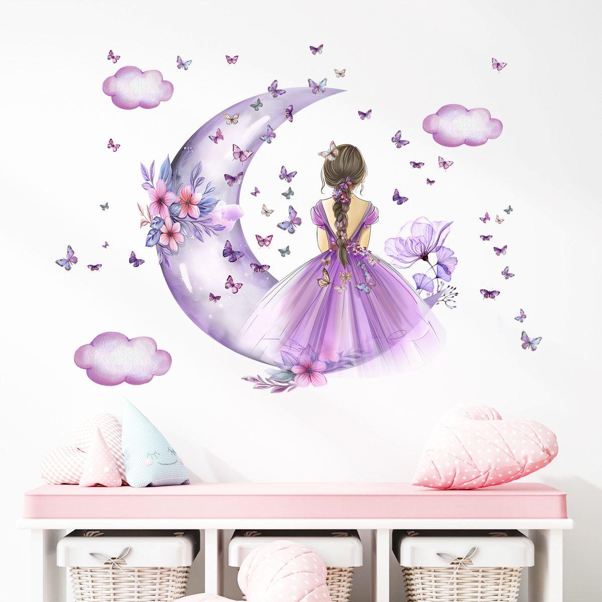 Sticker - Princesse Lune Mauve™
