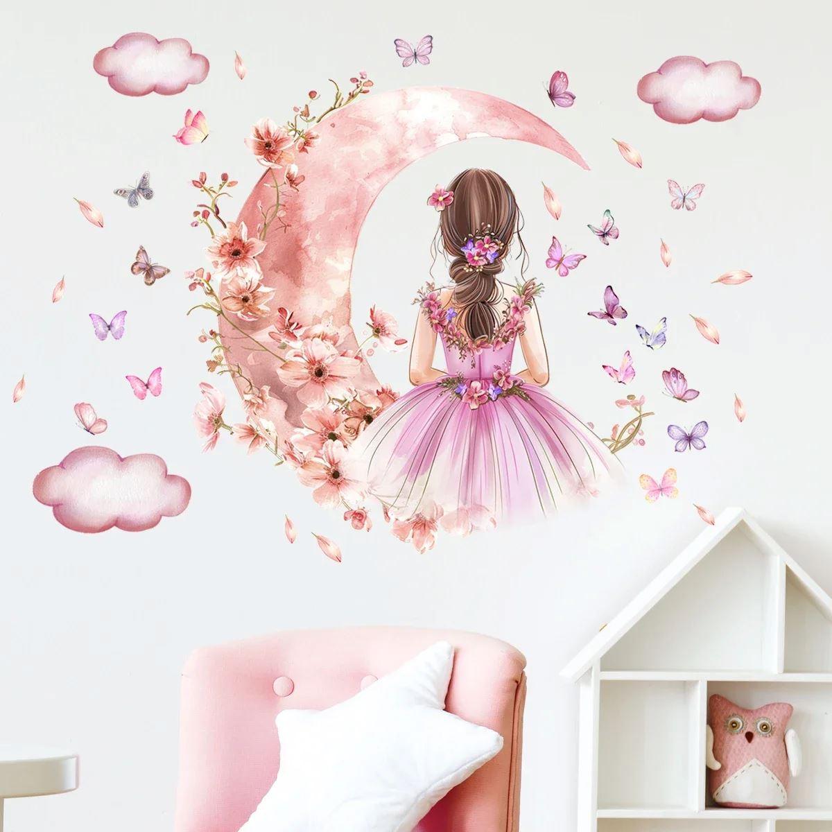 PrincesseSticker™- Lune Rose