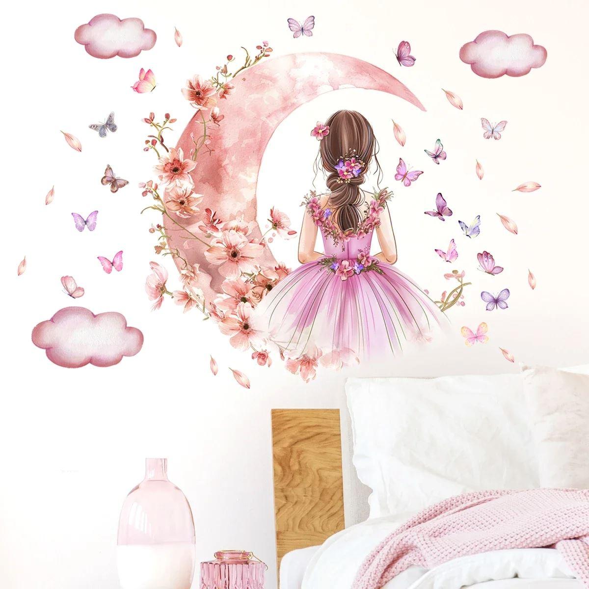 PrincesseSticker™- Lune Rose