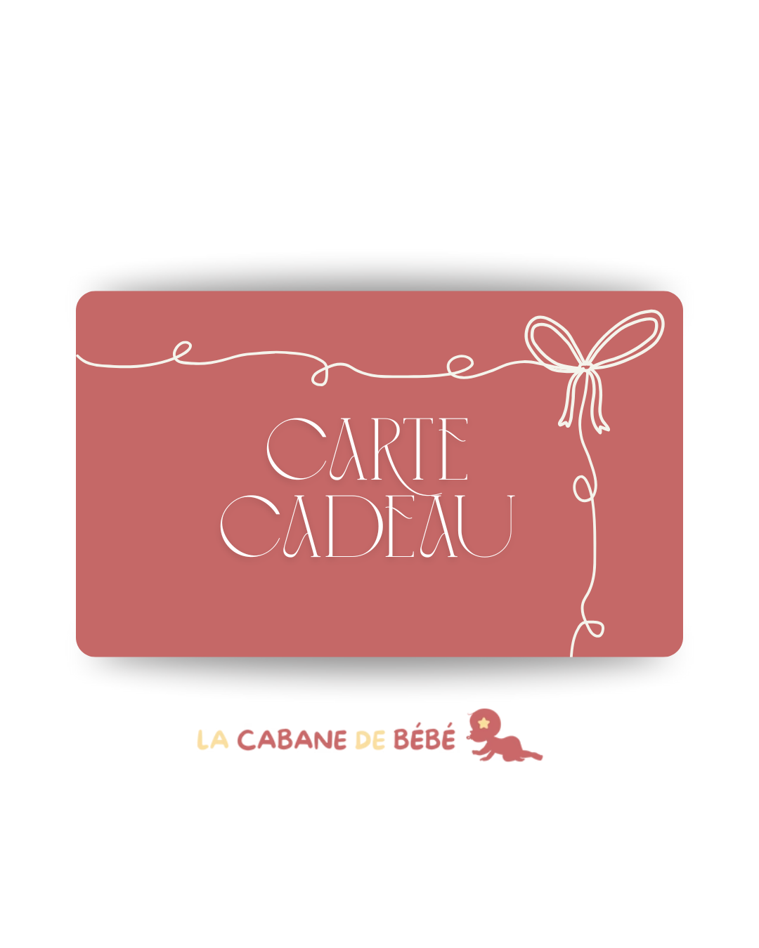 Carte cadeau la cabane de bébé