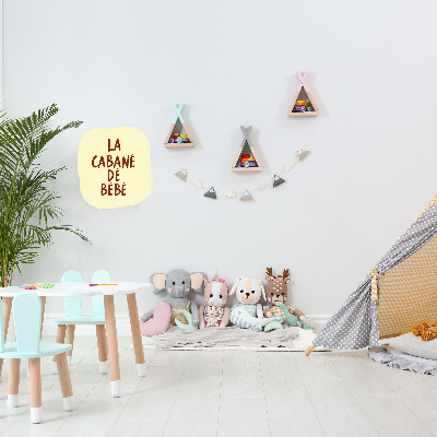 Etagere Enfant en Bois│MiniTipi™mise en scene dans une chambre d'enfant au decor scandinave