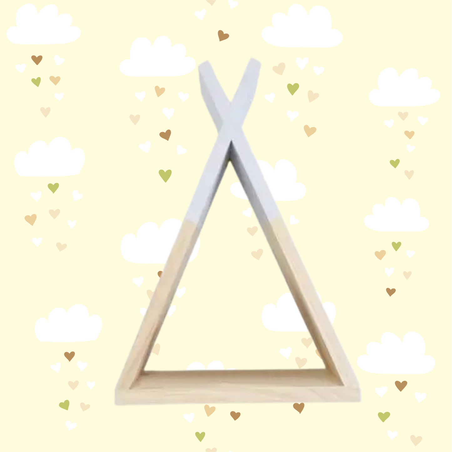 Gros plan sur l'Etagere Enfant en Bois│MiniTipi™