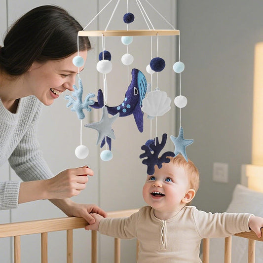 mobile bébé Aquablue stimule l’éveil dans le berceau