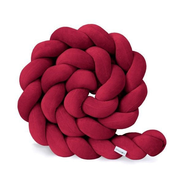 Tresse de Lit 3 Brins Rouge │ Rubisou